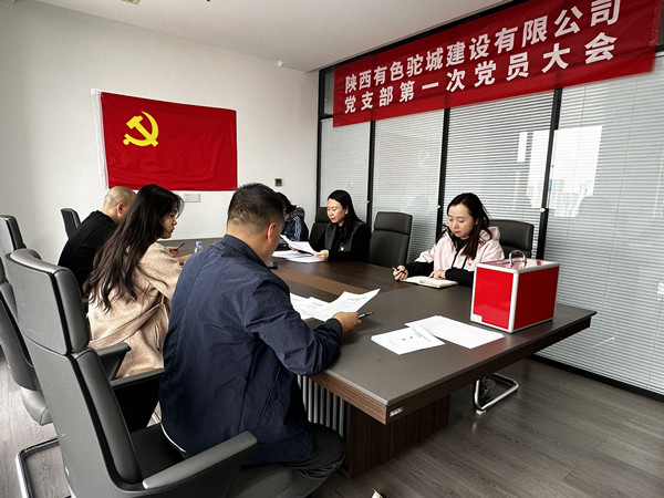 凝心聚力啟新程，有色駝城黨支部正式成立！